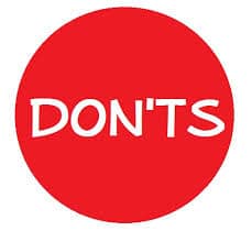 ielts writing task 1 dont