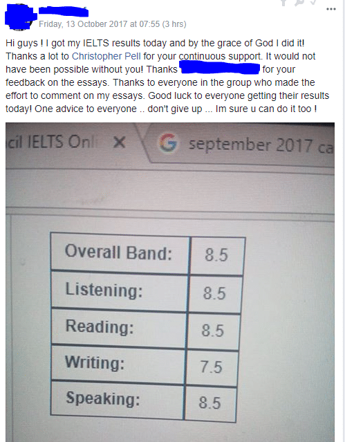 Ielts Score Chart Reading